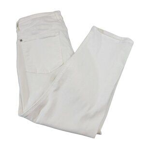 Chico's  Define me Jeans, Women 1.5 (10), White, Straight Leg, Crop, EUC